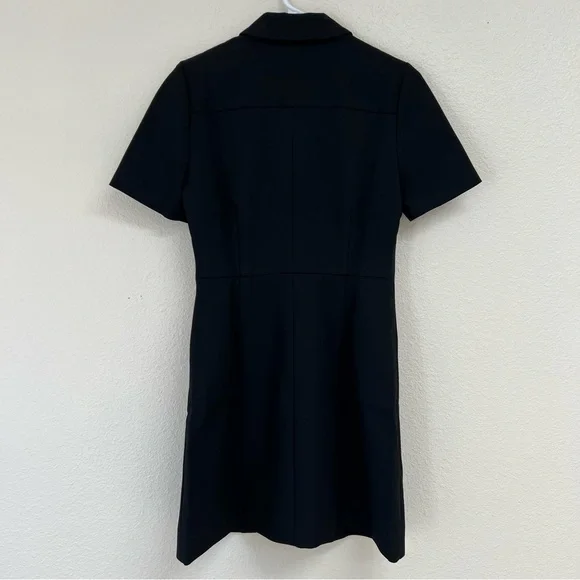J. Crew Parc Dress Four Season Stretch Fabric in Black Size 6 NWT Mini - Picture 10 of 11